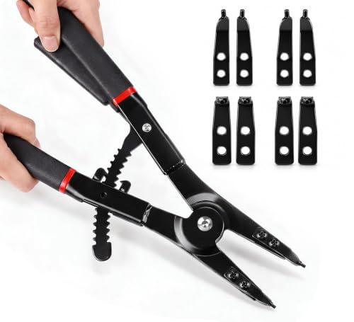 Watris Veiyi 2PCS Heavy Duty Circlip Pliers, 16" Snap Ring Pliers Set