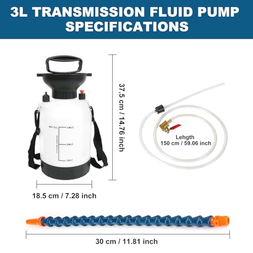 3L Transmission Fluid Pump, Gear Oil Pump, Oil Transfer Pump for ATF - size: Fluid Pump - 3L