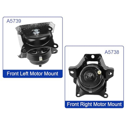 2PCS Engine Mount Kit Fit for Silverado 2014-2019 - size: for Silverado 1500 14-2019/ for Sierra 1500 14-18
