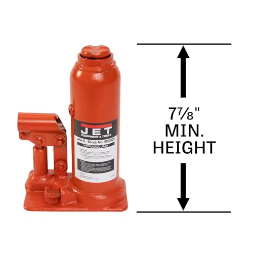 JET 5-Ton Hydraulic Bottle Jack w/ Handle (JHJ-5) - size: 5 Ton