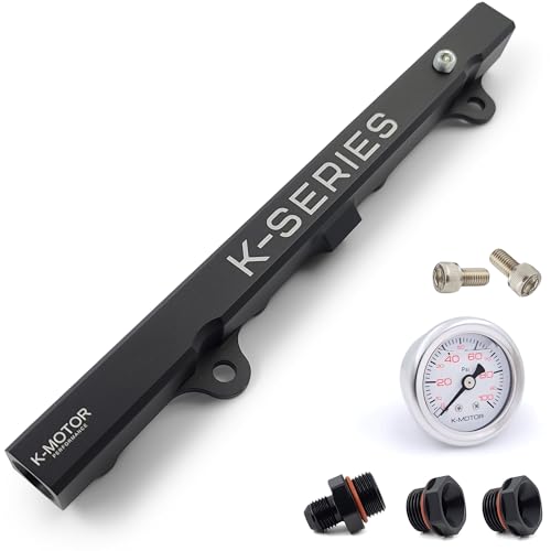 Fuel Rail Kit Compatible with Honda Civic Si, Accord - Compatible with Acura Tsx Rsx - K20 K24 K Series Engine - K-MOTOR