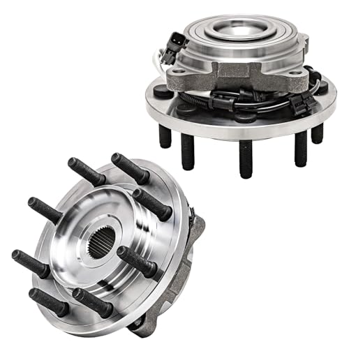 Detroit Axle - Front Wheel Bearing Hubs Kit for 2014-2018 Ram 2500 - size: 4SW42492/Kit