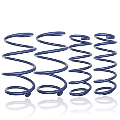 TH-16CIVIC 1.5" Front & Rear Drop Lower Height Coil Blue Set of 4 | Fit for 2016-2024 Honda Civic | Lowering Sport Springs Kit