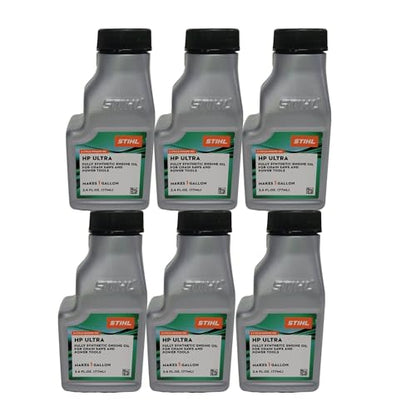 STIHL 0781 313 8002 2.6 Ounce High Performance Ultra 2 Cycle Engine Oil, 6 Pack