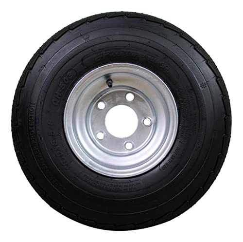 Antego 18.5x8.50-8 Trailer Tire & Wheel Assembly, Galvanized, Set of 4