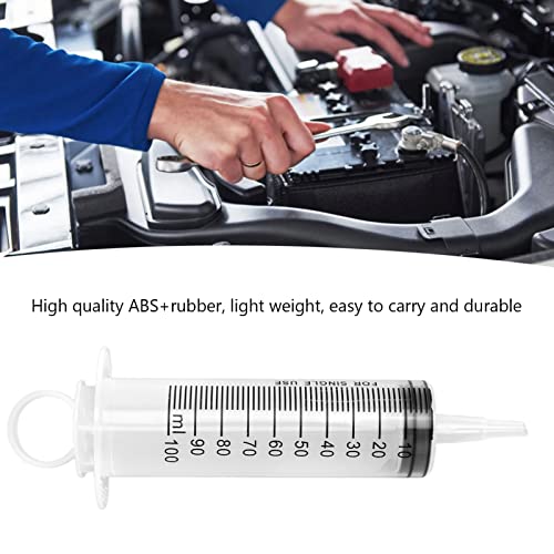 Shanrya Brake Oil Bleed Kit, Bleeder Tool, Motorcycle Hydraulic Disc Brake Bleed Kit 100ML Syringe Universal 50cm Hose Brake Oil Shanrya3lTv Shanrya3lTv