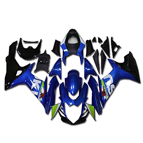 YTL Blue black Full Fairing Fit for Suzuki 2011-2026 GSXR 600/750 - color: 011 Blue black