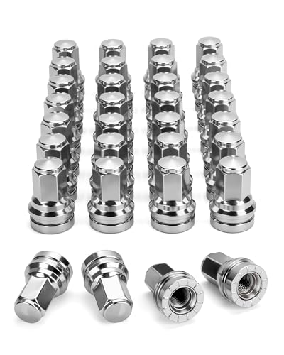14x1.5 Ford OEM Lug Nut, Mag Seat One-Piece Stock Wheel Lug Nut with Washer - color: Silver, size: M14X1.5-F250/F350