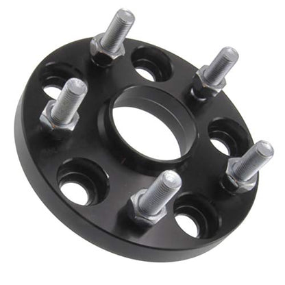 15mm Hub Centric Wheel Spacer Compatible with Mitsubishi Lancer, Eclipse & Outlander - 5x114.3 (5x4.5) Bolt Pattern, 67.1mm Hub Bore, 12x1.5 Studs, 6061-T6 Billet Aluminum, Black - Set of 4 - size: 15mm Hubcentric Wheel Spacers, style: 4x Wheel Spacers
