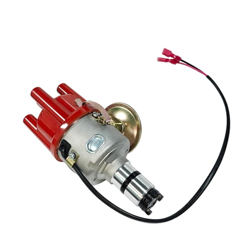 034 Vacuum Advance Electronic Distributor Fits for VW Bug Bus Ghia Beetle Fastback Karmann Transporter 0231170034, 0231170034EL Red - color: 2# Red 034 0231170034EL