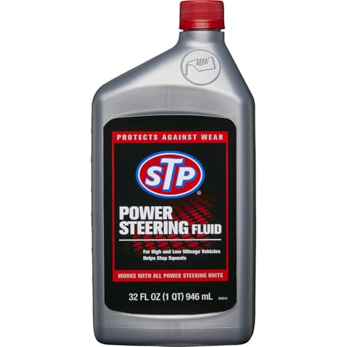 STP Power Steering Fluid, Steering Wheel Cleaner Protects Against Wear and Pump Breakdown in Cars and Trucks, 32 Oz, STP - size: 32 fl oz, style: Pack of 1