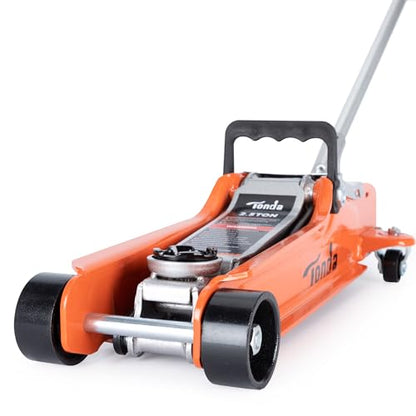 TONDA 2.5 Ton Low Profile Floor Jack, 5,000 Lbs Hydraulic Car Jack - color: ORANGE