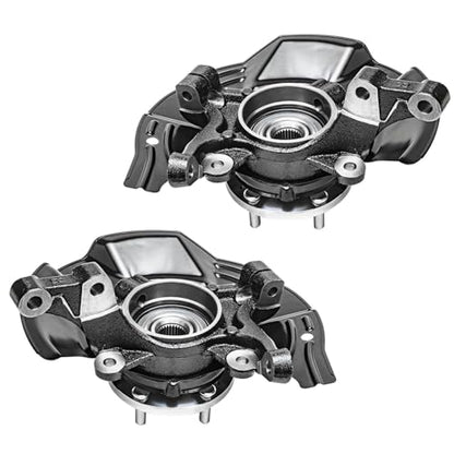 Detroit Axle - Front Steering Knuckles and Wheel Hub Bearings Lower Control - size: 4CU47770/4PC