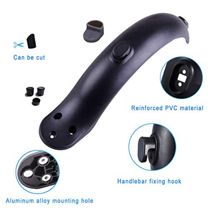 2 Pieces Rear Fender Mudguard Bracket Rear Fender Scooter Replacement Accessory Support for Xiaomi M365/ M365 Pro Scooter with Screws and Screw Caps …