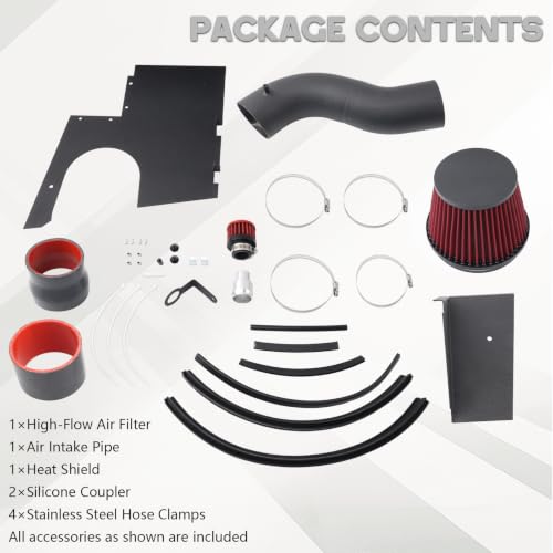 Cold Air Intake System Compatible with 2010-2016 Audi B8/B8.5 Q5 S4 S5 SQ5 3.0T V6 Increases Horsepower & Torque - size: 10-16 Audi S4/S5/Q5 B8 B8.5 3.0T
