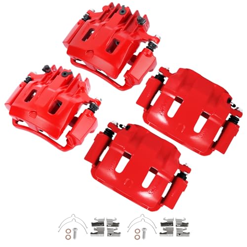 cciyu Front & Rear Brake Calipers 18-B4791 18-B4790 18-B4753 18-B4752 - size: Front & Rear[18-B4791+18-B4790+18-B4753+18-B4752]