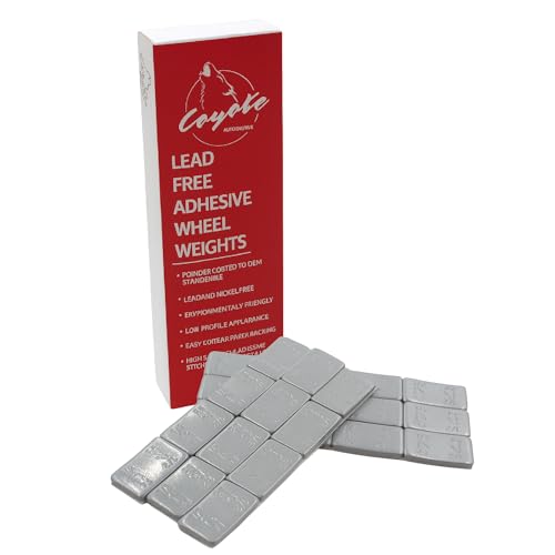 Wheel Accessories Parts 1/2 Oz. 0.50 Oz. Grey Low Profile Stick-On Adhesive EasyPeel Tape Wheel Balancing Weights 0.34 kgs 0.75 lb Box US Made Tape 24 Pcs per Box - size: 1/2 Oz Segment, style: 24 Pcs Silver