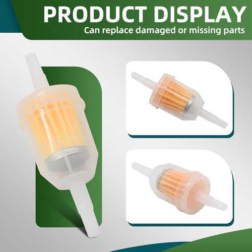 Fuel Filter Gas InlineCompatible with Small Tractors Lawn Movers