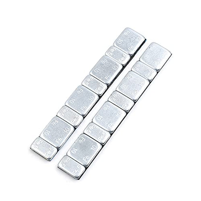 F FIERCE CYCLE 2.1oz Adhesive Back Wheel Balance Weights Strips for Motorcycle 124 x 18mm 2pcs - size: 14 x 10 x 1.5 cm
