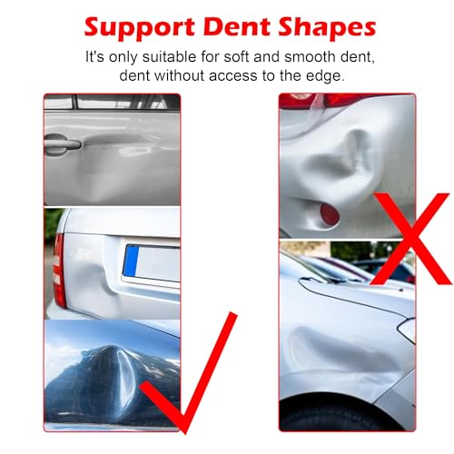 WOYO PDR Kits, Slide Hammer Puller Dent Removal Tool with 3 Pieces Tabs, Include Cold Glue for Steel, Aluminum, Other Metal Auto Body, New Car Dent Repair Tool