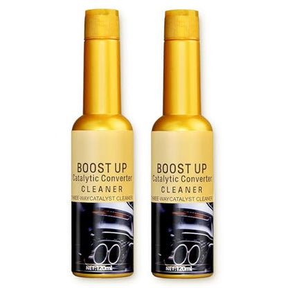 Catalytic Convertor Cleaner, Auto Parts Engine, Catalytic Converter Cleaner, Exhaust System Pipe Carbon Removal Cleaner Treatment Additive Oil, Fuel Injector Cleaner Oil Additive (2Pcs*120ml) - color: 2 Pack: Catalytic Convertor Cleaner