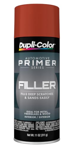 Dupli-Color Multi-Purpose Filler Primer, Red Oxide, 11 oz