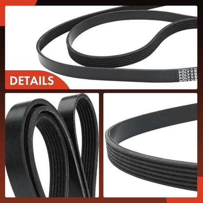 A-Premium Serpentine Belt 6-Rib 77 In