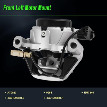 Engine Motor Mount Compatible with A6 12-18 2.0L Turbocharged FWD - size: 2012-2018 A6 2.0L L4