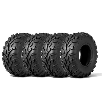 ATV UTV Tires 24x8-12 24x10-11,6-Ply Tubeless Tires,Set of 4 - size: 24x8-12 & 24x10-11
