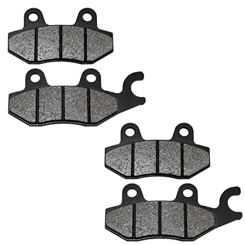 Front and Rear Brake Pads for Kawasaki Ninja 250R 300 400 EX250 EX300 EX400 2008-2023 Brute Force 750 KVF750 KL650 KlR650