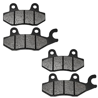 Front and Rear Brake Pads for Kawasaki Ninja 250R 300 400 EX250 EX300 EX400 2008-2023 Brute Force 750 KVF750 KL650 KlR650