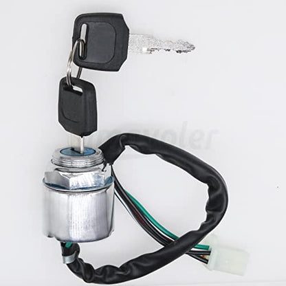 4 Wire 4 pin Ignition Key Switch Fit for Go Kart ATV Quad Dirt Bike Scooter Motorcycle. Perfect Replacement Accessories.