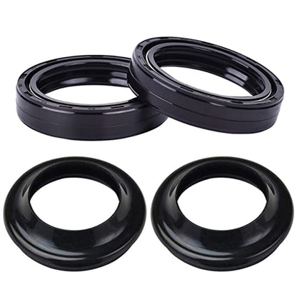 Front Fork Oil Dust Seals for Honda CRF150R 2007-2022 CR85R 2003-2007 CR80R 1996-2002 CRF230F 2003-2019 CBR300R 15-22 for Kawasaki Ninja 250R 2008-2012 Ninja 300 13-17 for Suzuki RM85 2002-2021