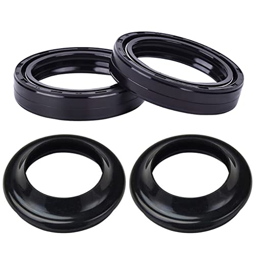 Front Fork Oil Dust Seals for Honda CRF150R 2007-2022 CR85R 2003-2007 CR80R 1996-2002 CRF230F 2003-2019 CBR300R 15-22 for Kawasaki Ninja 250R 2008-2012 Ninja 300 13-17 for Suzuki RM85 2002-2021