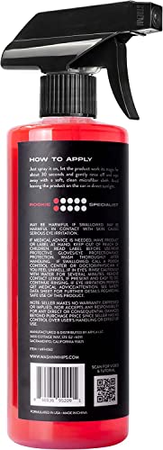 WASH&WHIPS Hockenheim Bug & Insect Remover - Professional Strength, Non-Scratching - Car Detailing, RVs, Boats - 16 fl oz (w/Microfiber Towel) - size: 16 Fl Oz (Pack of 1), style: w/Microfiber Towel.