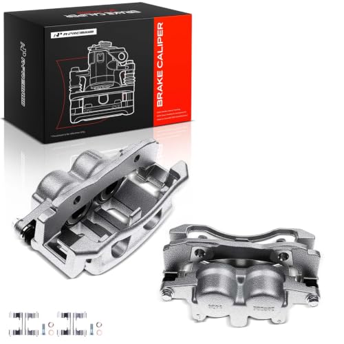 A-Premium Front Left and Right Side Disc Brake Caliper with Bracket - style: Front Driver and Passenger Side