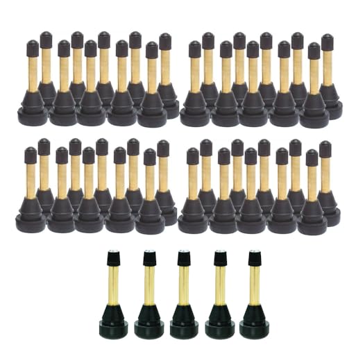TR802HP High Preasure Tire Valve Rubber Snap-in Tire Valve Stem 2" Lenght (TR802HP - 50 Pack) - size: TR802HP - 50 Pack