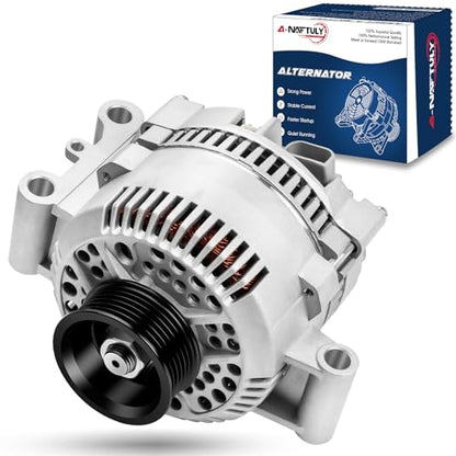Alternator Replacement for Ford Ranger F150 E150 Explorer Escort Aerostar Bronco Pickup 2.3 2.3L 3.0L 4.0L 5.0L 5.8L 1992 1993 1994 1995 1996 1997, F07F-10300-AA F07U-10300-AA AFD0012