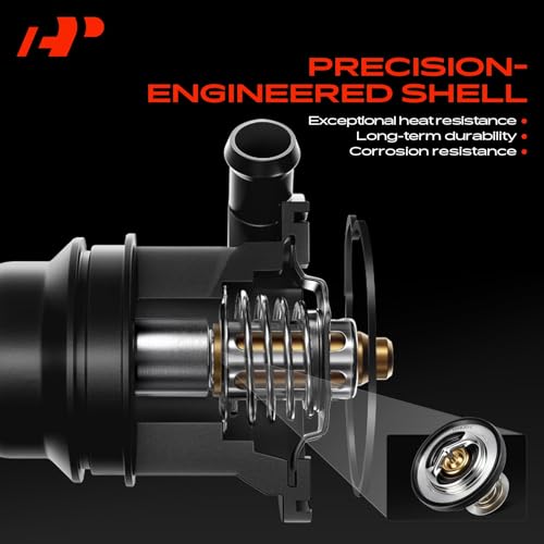 A-Premium Engine Coolant Thermostat Housing Assembly Compatible with BMW