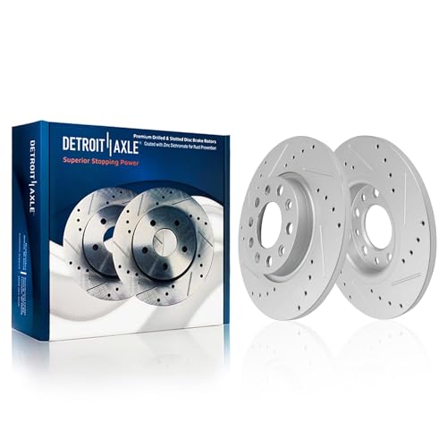 Detroit Axle - Front and Rear Brake Kit for 15-17 Chrysler 200 - size: 10PR53081/kit