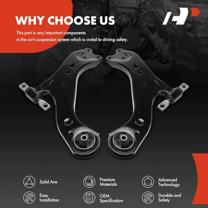 A-Premium Front Lower Control Arms with Ball Joint & Bushing