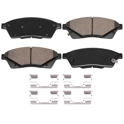 D1422 Front Ceramic Brake Pads Kit Fit For Cadillac SRX 2010-2016, For Saab 9-4X 2011 - style: HZ1422