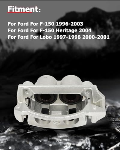 cciyu Front Left & Right Disc Brake Calipers w/Bracket 18B4635 18B4634 - size: Front[18B4635+18B4634]
