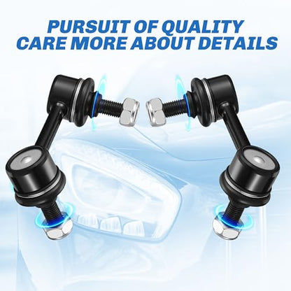 Front and Rear Sway Bar Links Compatible With 2006-2011 Acura CSX, Honda Civic Sway Bar End Links K80768 K80769 K750125 K750126 - size: K80768, K80769, K750125, K750126