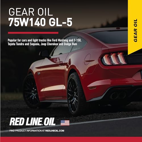 Red Line 57916 75W140 GL-5 Synthetic Gear Oil for Hypoid Limited Slip Differentials - 5 Gallon Pail