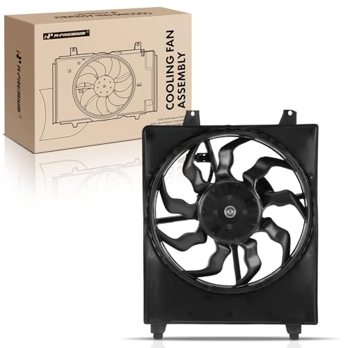 A-Premium Right Engine Radiator Cooling Fan Assembly