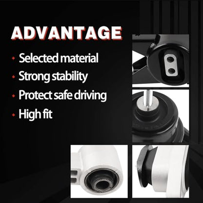 Engine Motor & Transmission Mount Compatible with 2010 2011 2012 2013 kia Soul 1.6L 2.0L L4 AUTO Reuse Bracket Set 3pc OE:A7190 A71078WO A71020 - size: 2010-2013 Soul 2.0L