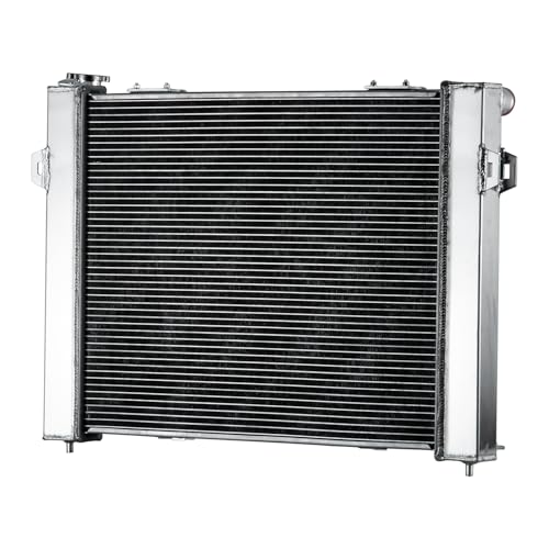3 Row Aluminum Radiator Shroud Fan for 1993-1997 Jeep Grand Cherokee Laredo Orvis 5.2L V8, Full Performance Aluminium Radiators, Automotive Replacement Radiator