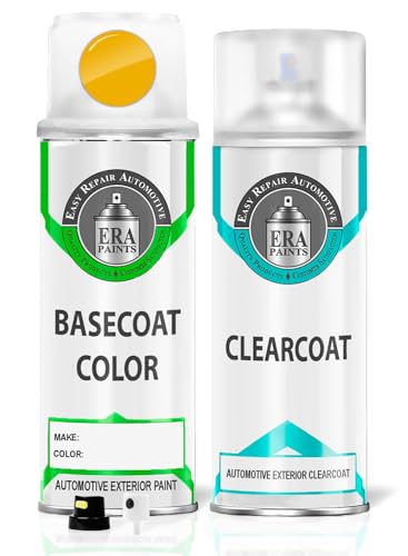 ERA Paints WA9414/GCO - Yellow for SATURN Exact Match Automotive Touch Up Paint Spray - Essential Kit