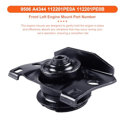 Engine Motor Mount Compatible with Nissan Pathfinder 2005-2012 V6 4.0L,Nissan Xterra 2002-2015 V6 4.0L,Suzuki Equator 2009-2012 V6 4.0L,Replacement for A4344 A4344 A7366 - size: Pathfinder 05-12